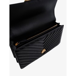 Love One matelassé leather shoulder bag
