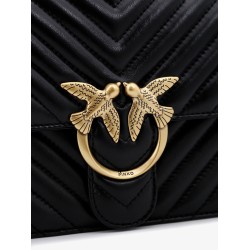 Love One matelassé leather shoulder bag