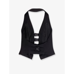 Multi Bukle Waistcoat satin vest