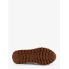 Low-top leather sneakers with Monili detail