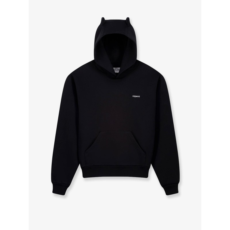 Hooded cotton sweatshirt