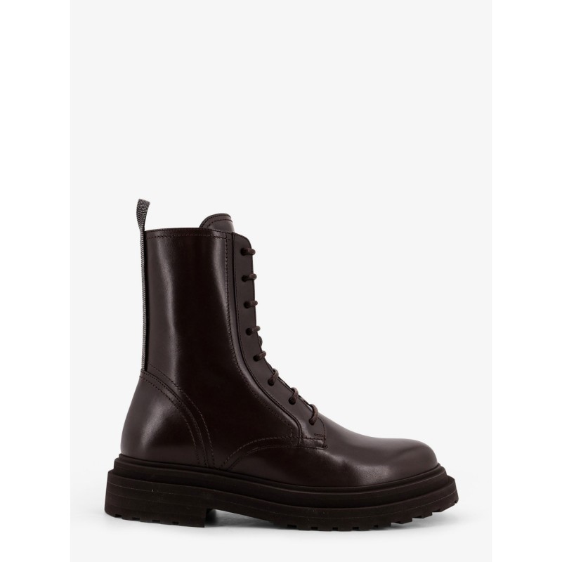 Leather ankle boots