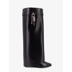 Shark Lock leather boots