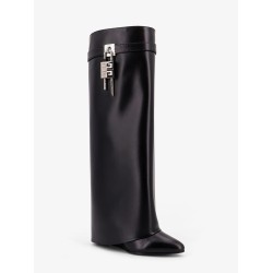 Shark Lock leather boots