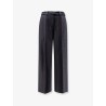 Virgin wool trousers with belt