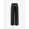 Virgin wool trousers with belt