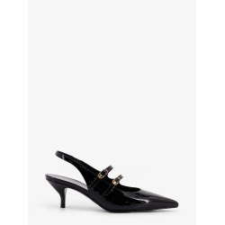 Celine Judy patent leather slingback pumps