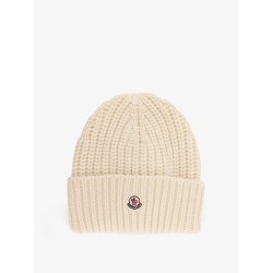 Wool and cashmere beanie hat