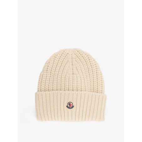 Wool and cashmere beanie hat