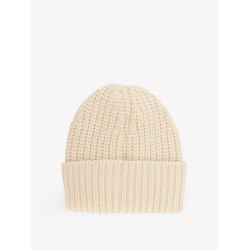 Wool and cashmere beanie hat