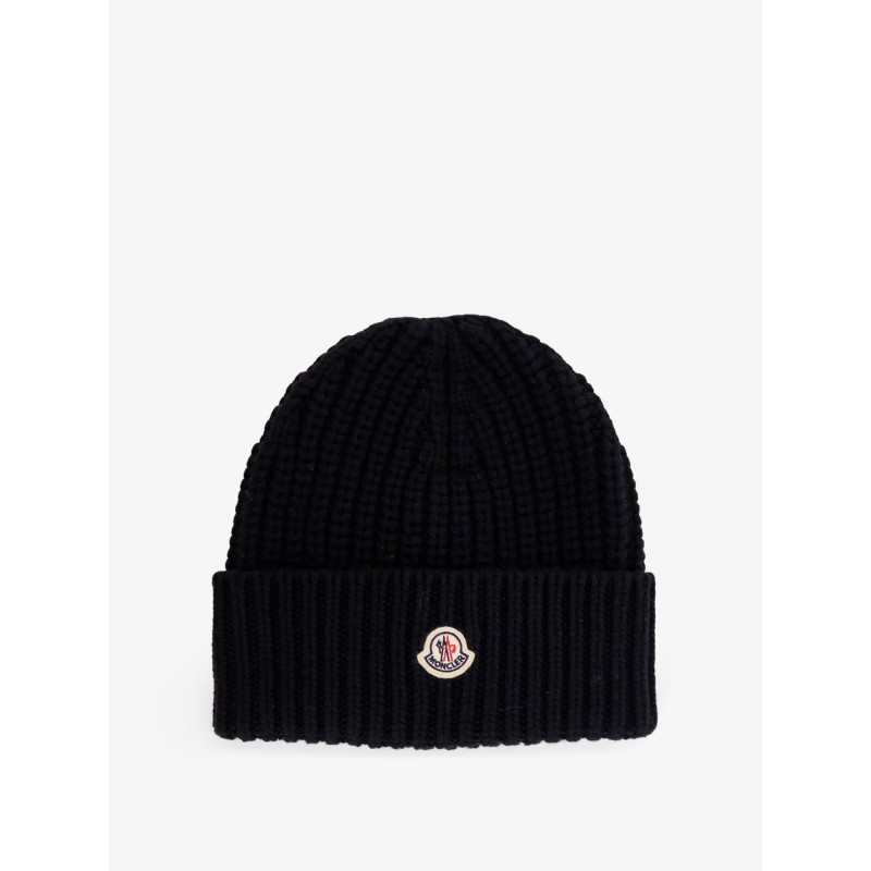 Beanie wool and cashmere hat
