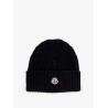 Beanie wool and cashmere hat