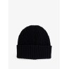 Beanie wool and cashmere hat