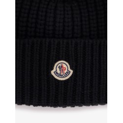 Beanie wool and cashmere hat