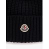 Beanie wool and cashmere hat
