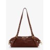 Nappa leather bag with embossed Logo Lettering