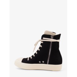 High Top canvas and rubber sneakers