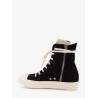 High Top canvas and rubber sneakers