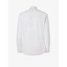 Cotton shirt with metal FF button