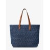 FF Jacquard tote bag with denim effect