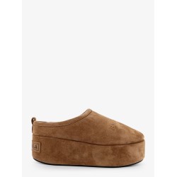 Alaska Soft suede mule with plateau