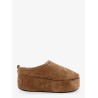 Alaska Soft suede mule with plateau