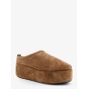 Alaska Soft suede mule with plateau