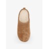 Alaska Soft suede mule with plateau