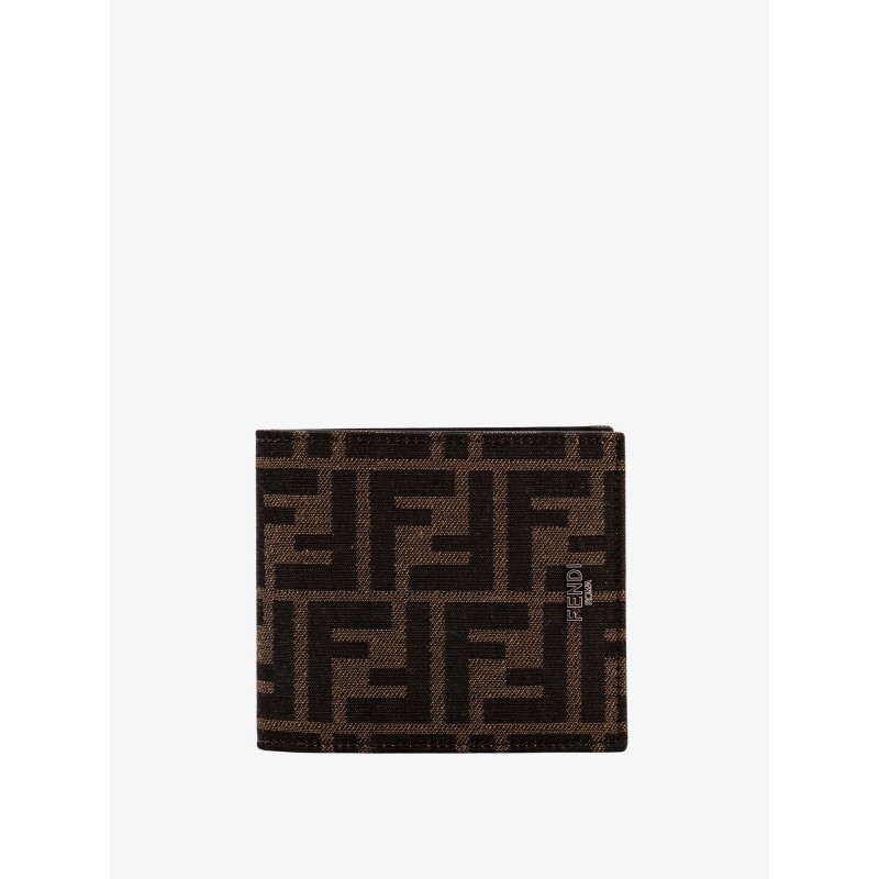 Bifold FF jacquard fabric wallet