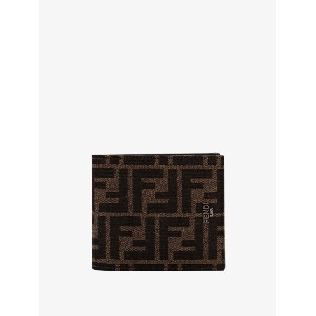 Bifold FF jacquard fabric wallet