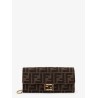 Continental With Chain Baguette FF jacquard fabric shoulder bag
