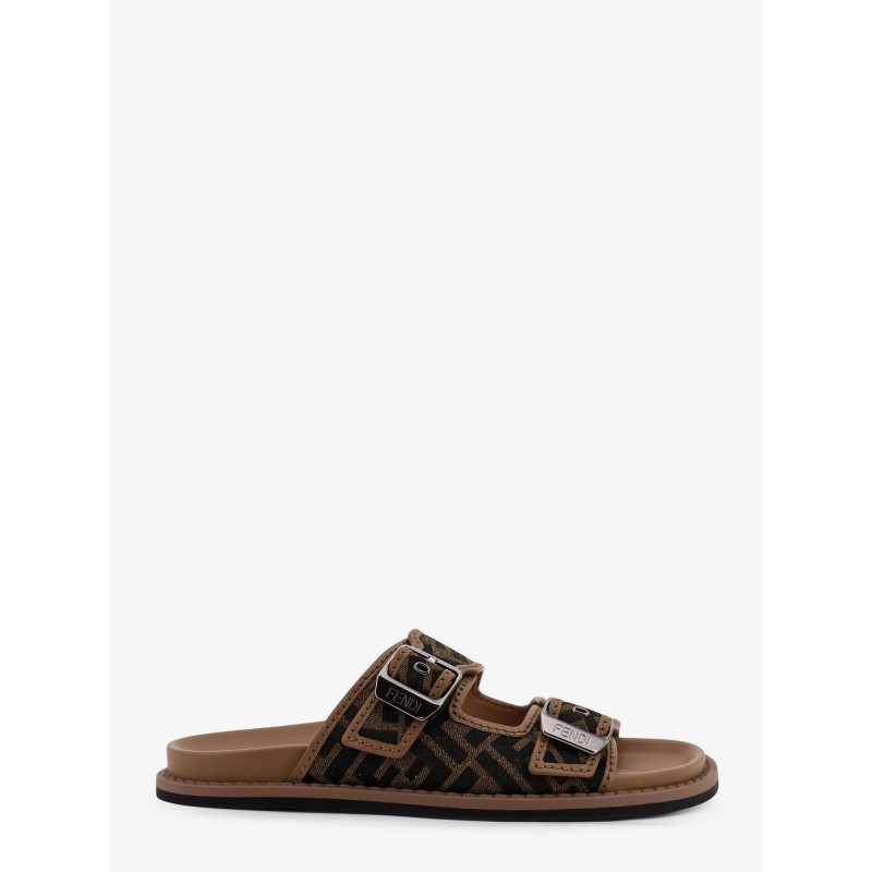 Feel jacquard FF fabric sandals