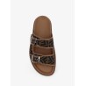 Feel jacquard FF fabric sandals
