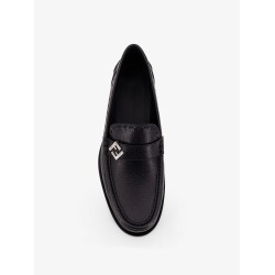 FF Metal leather loafers