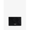 Leather cardholder with FF motif