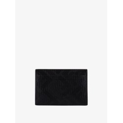 Leather cardholder with FF motif