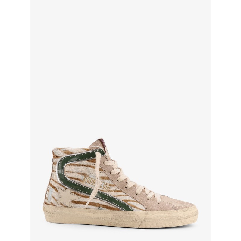 Slide Classic suede and pony skin sneakers