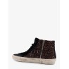 Slide Classic suede high-top sneakers with glitter inserts