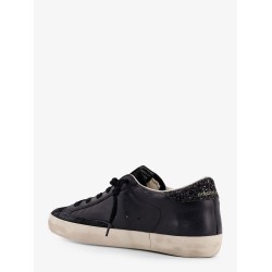Super-star Classic with List low-top sneakers with suede inserts and glittered detail