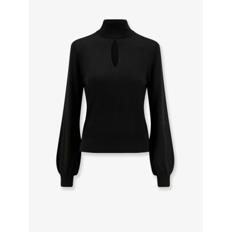 Virgin wool turtleneck sweater