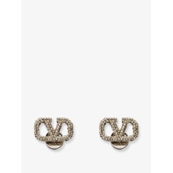 Vlogo Signature earrings with rhinestones