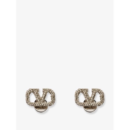 Vlogo Signature earrings with rhinestones