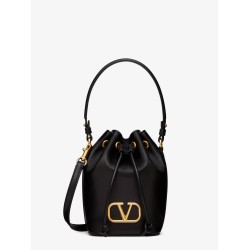 Vlogo leather bucket bag