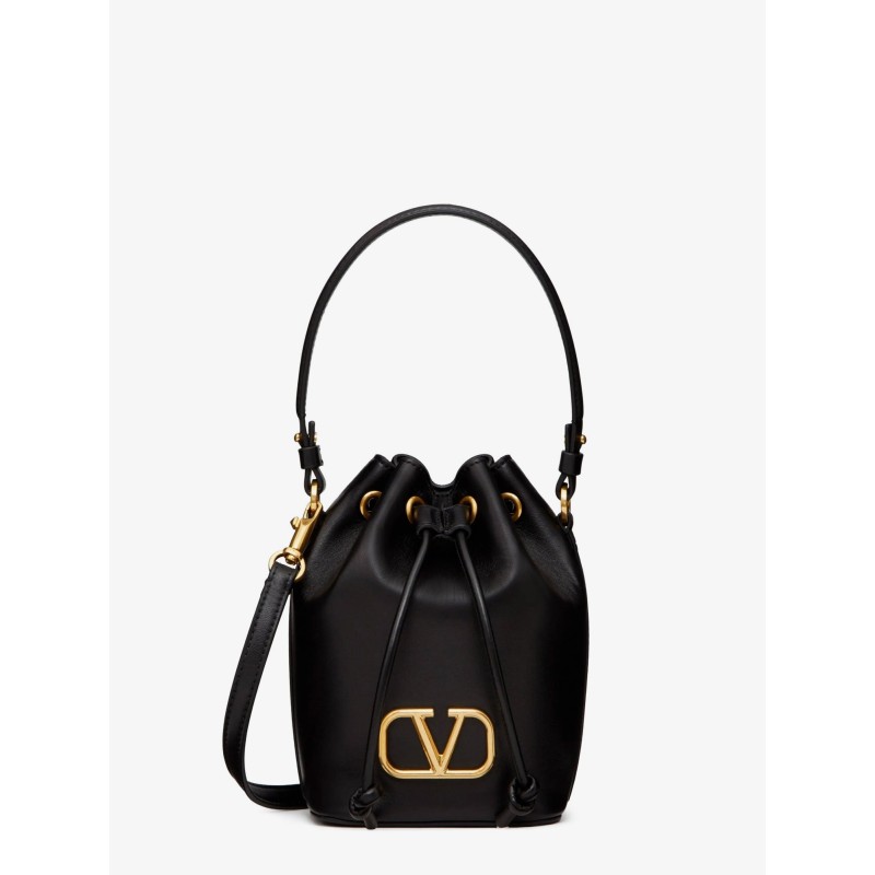Vlogo leather bucket bag