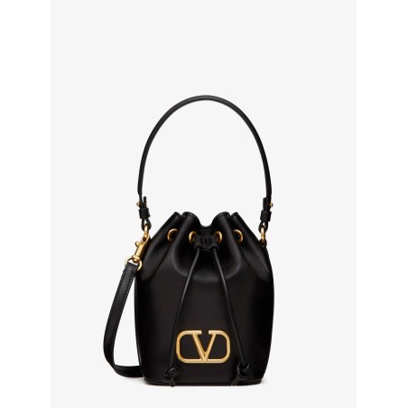 Vlogo leather bucket bag