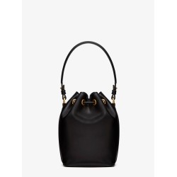 Vlogo leather bucket bag