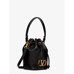 Vlogo leather bucket bag