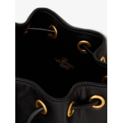 Vlogo leather bucket bag