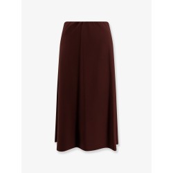 Virgin wool and viscose skirt