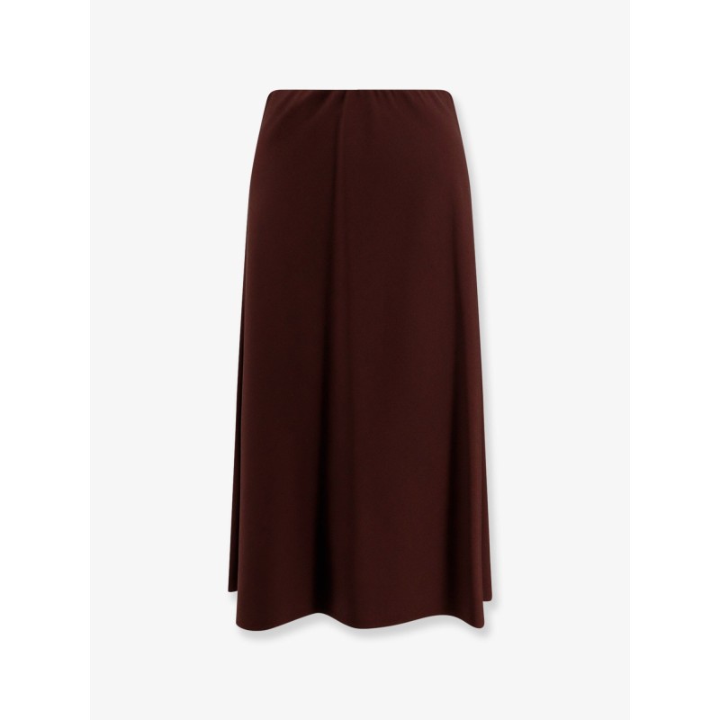 Virgin wool and viscose skirt